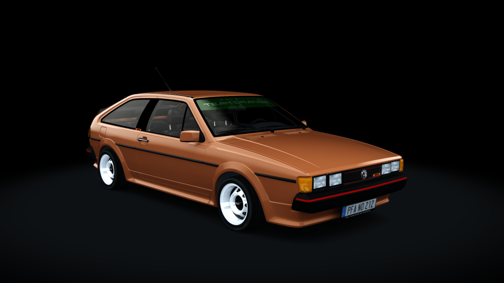 Volkswagen Scirocco GTX 16V, skin Nepal Orange