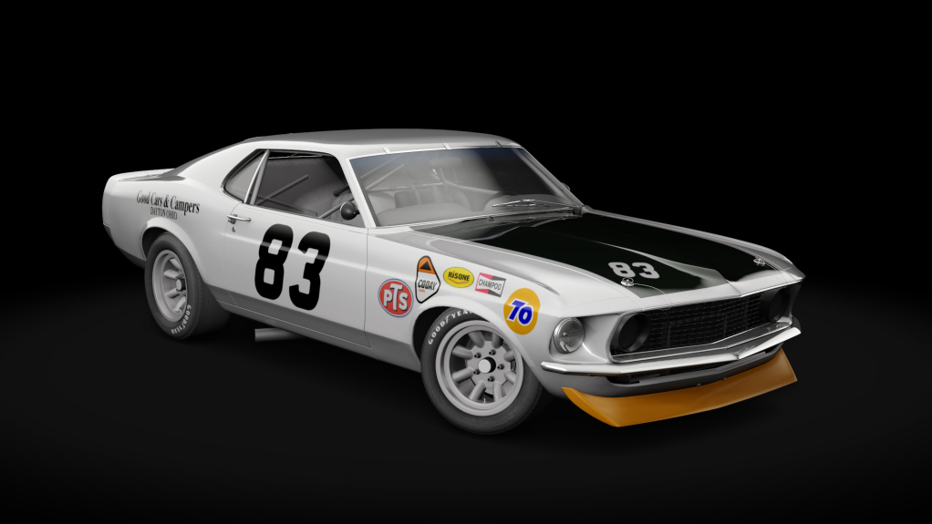 Pessio Garage Mustard Bull SCCA B Prod. Trans-Am, skin white_83