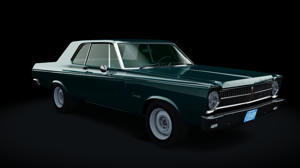 Plymouth Belvedere Super Commando 426 1965, skin dark_turquoise