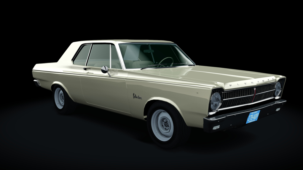 Plymouth Belvedere Super Commando 426 1965, skin ivory