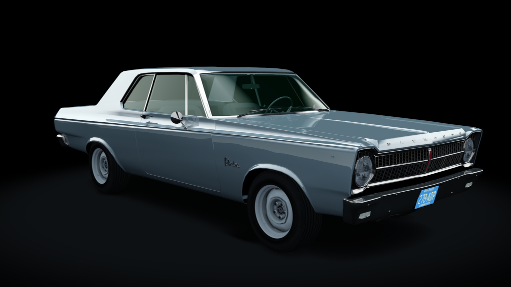 Plymouth Belvedere Super Commando 426 1965, skin silver