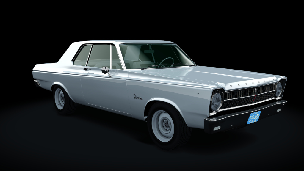 Plymouth Belvedere Super Commando 426 1965, skin white