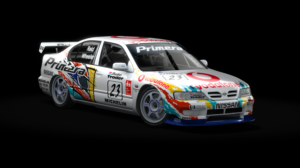 Nissan Primera P11 BTCC, skin vodafone