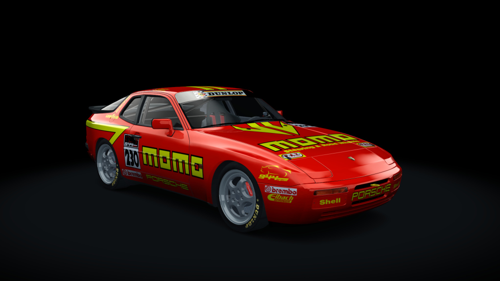 Porsche 944 Turbo Cup, skin momo