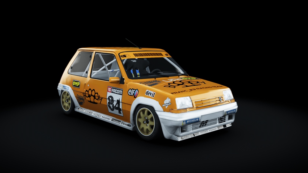 Renault 5 GT Turbo Gr.A Rally, skin 1