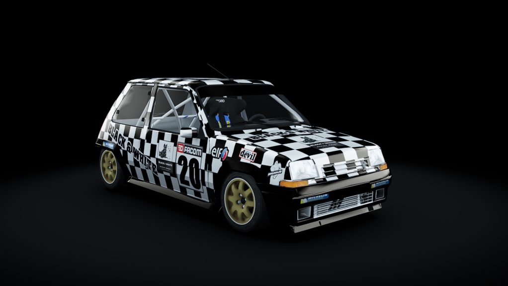 Renault 5 GT Turbo Gr.A Rally, skin 8