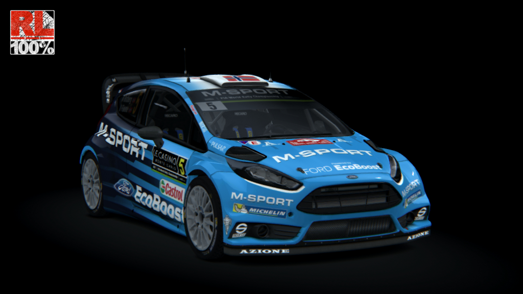 Ford Fiesta WRC 2015, skin Ostberg_MC2016