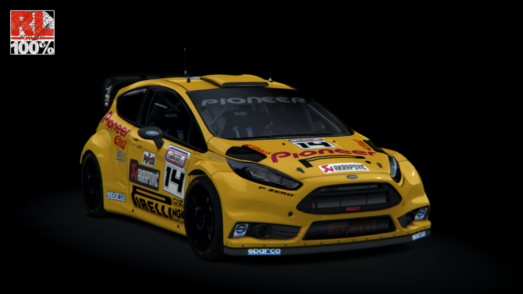 Ford Fiesta WRC 2015, skin Pirelli_Team