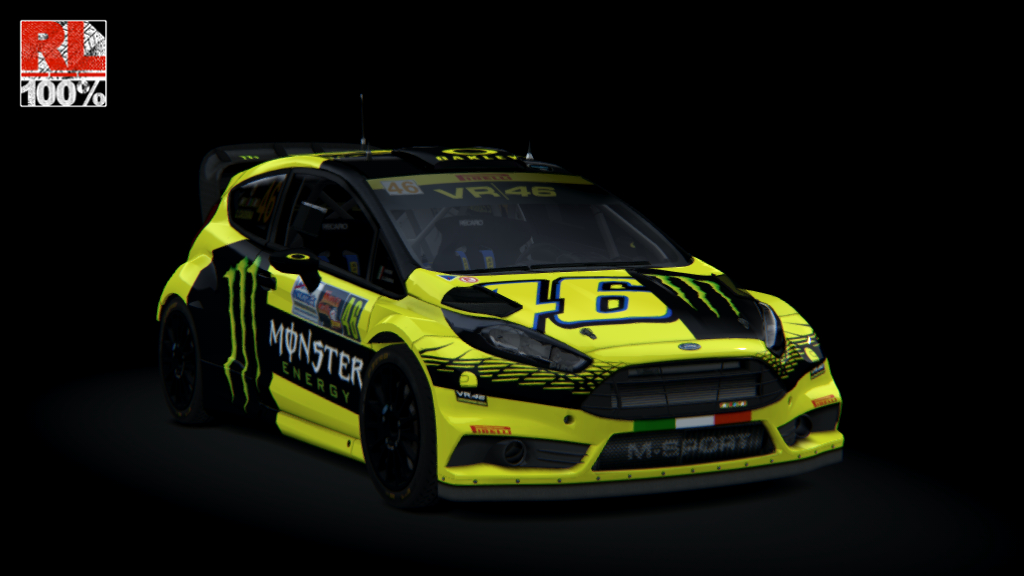 Ford Fiesta WRC 2015, skin VR46_monza