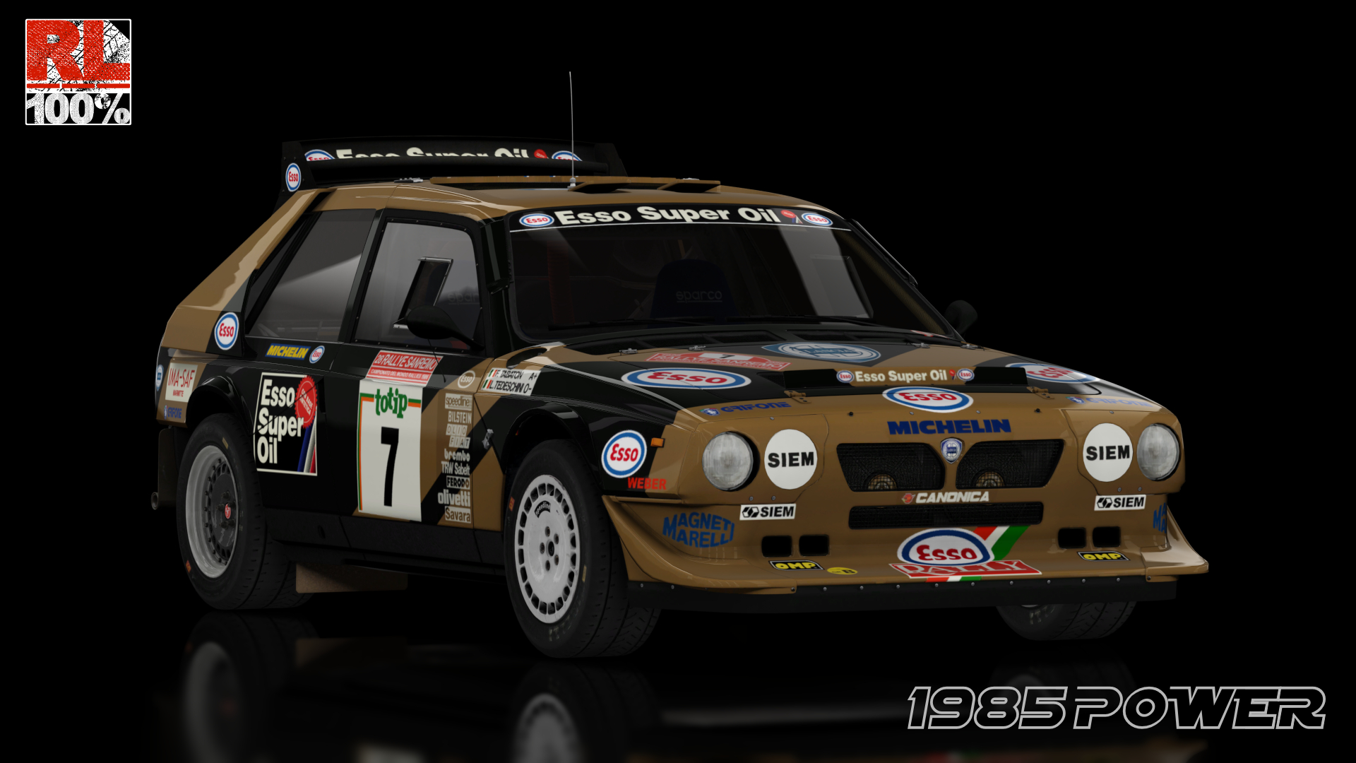 Lancia Delta S4 Gr. B 1985, skin Grifone_Sanremo