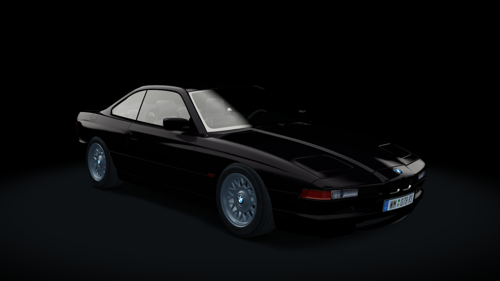 BMW 850i - 1990, skin Black_086