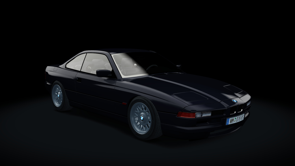 BMW 850i - 1990, skin Volcano_Grey_329