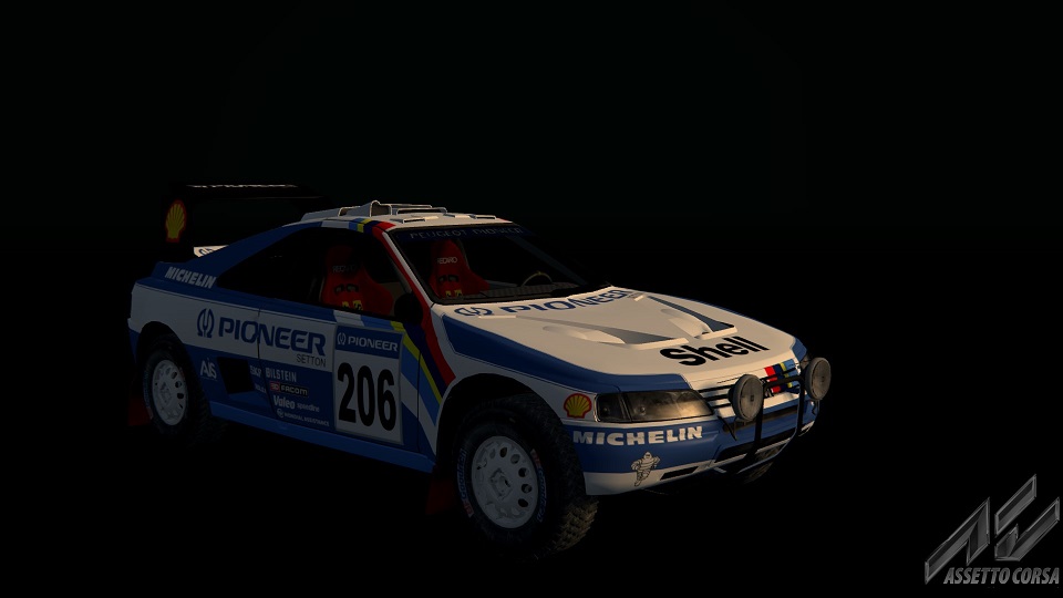 Peugeot 405 T16 Dakar, skin 2