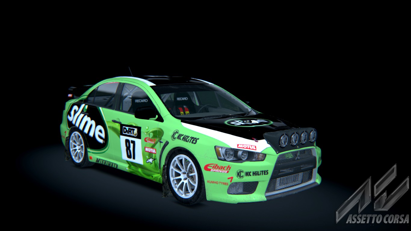 Mitsubishi Lancer EVO10, skin DIRT1