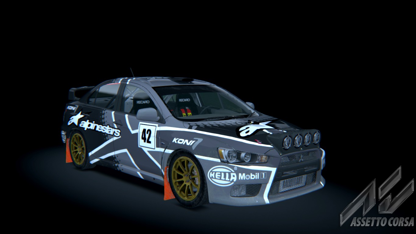 Mitsubishi Lancer EVO10, skin DIRT3