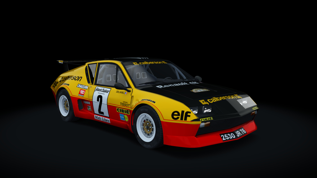 Alpine Renault A310 V6 Gr5 (Gravel), skin 02