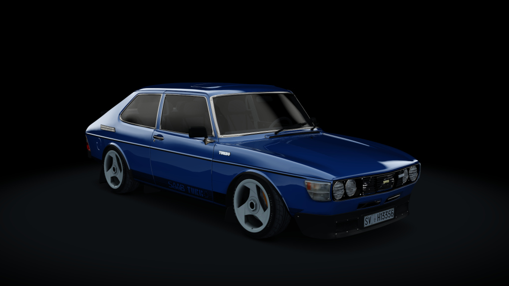 Saab 99 Turbo S Aero, skin Blue