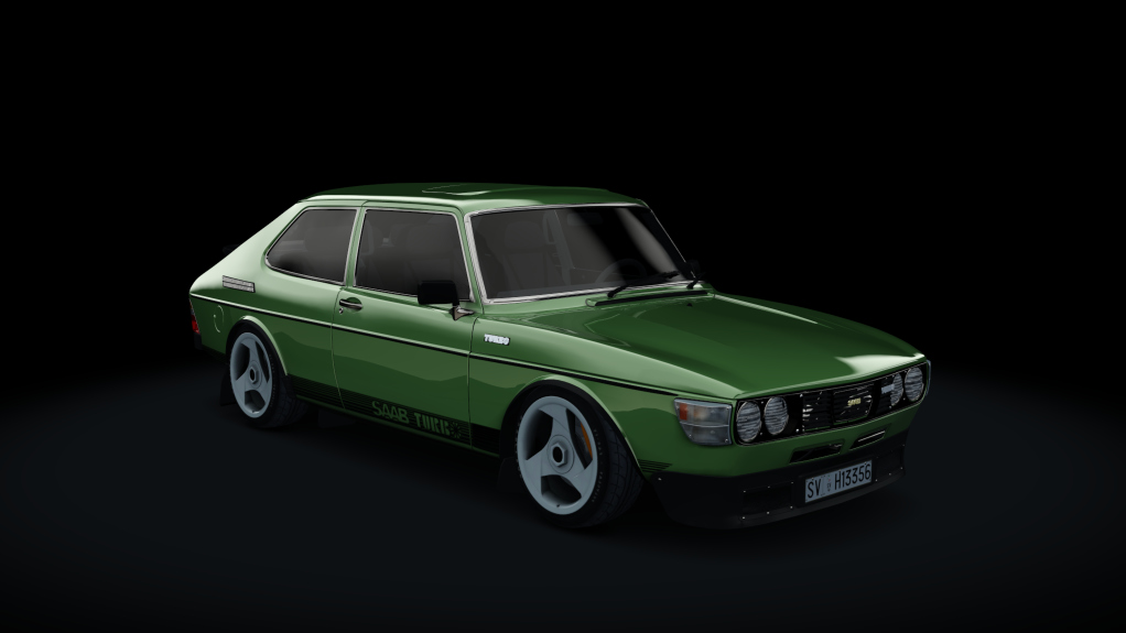 Saab 99 Turbo S Aero, skin Green