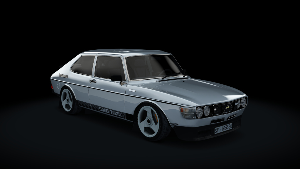 Saab 99 Turbo S Aero, skin Sterling Silver