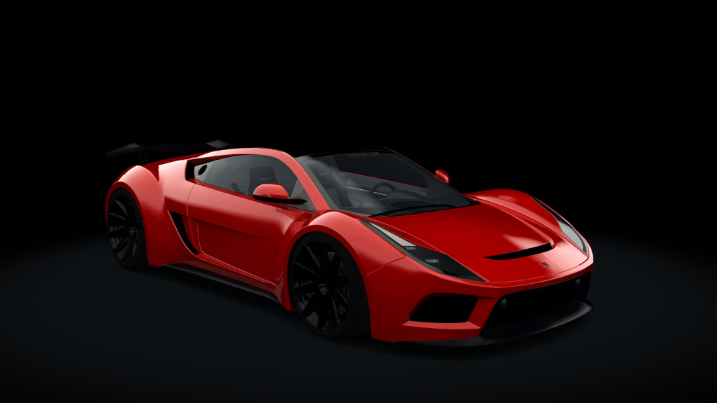 Saleen S5r Raptor, skin Ferrari_Red