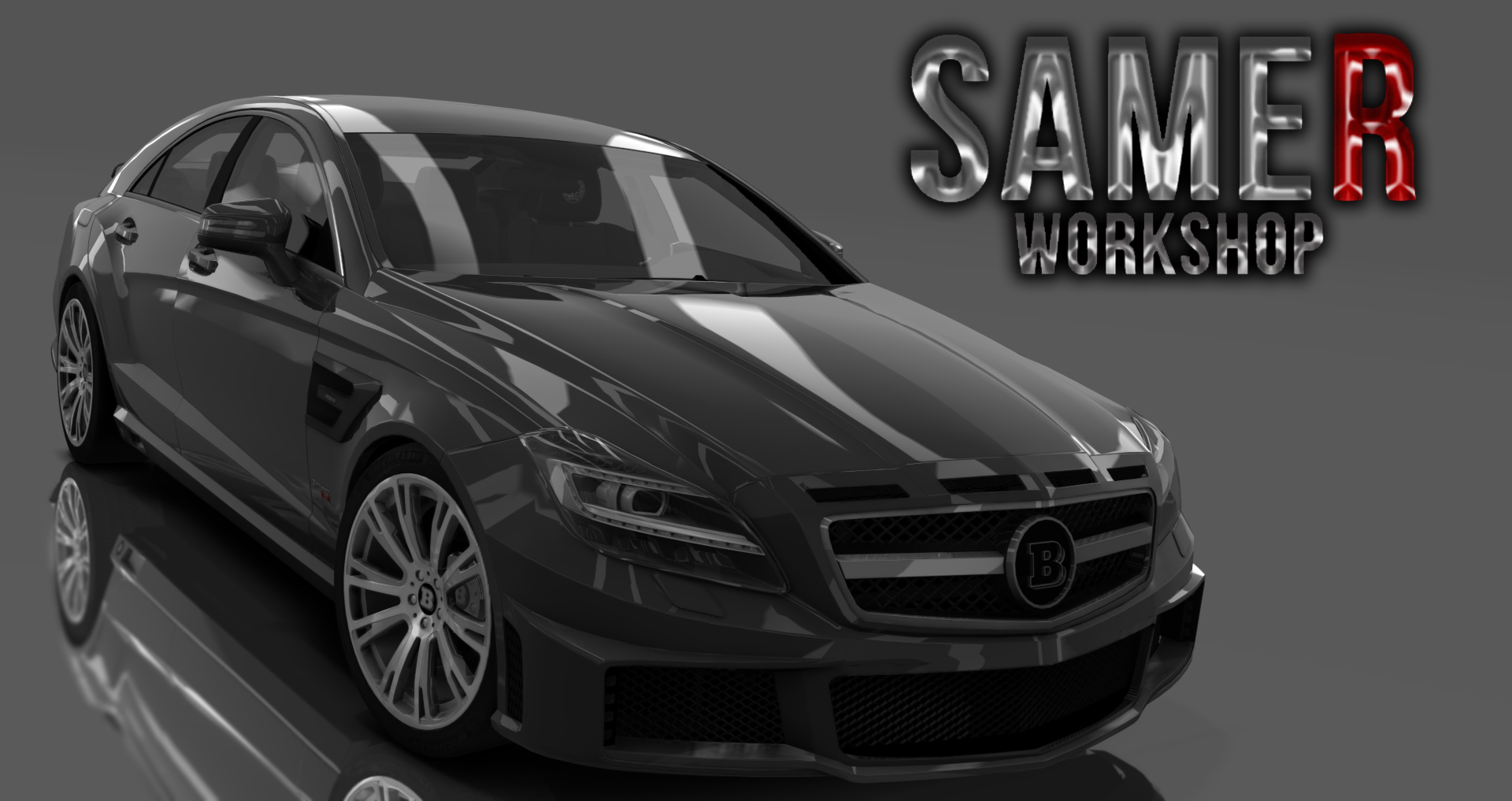 Mercedes CLS BRABUS ROCKET 800, skin Designo Mocha Black Metallic