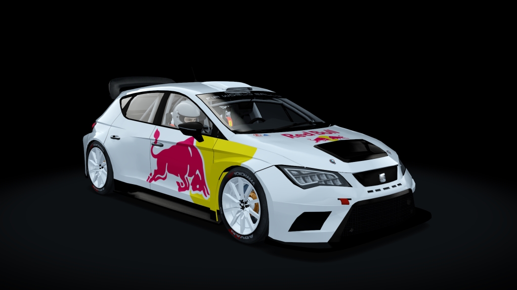 Seat Leon WRC 2019, skin Redbull