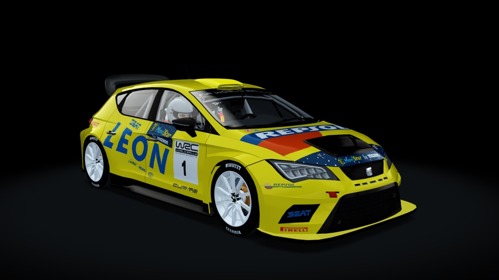 Seat Leon WRC 2019, skin seat 1996