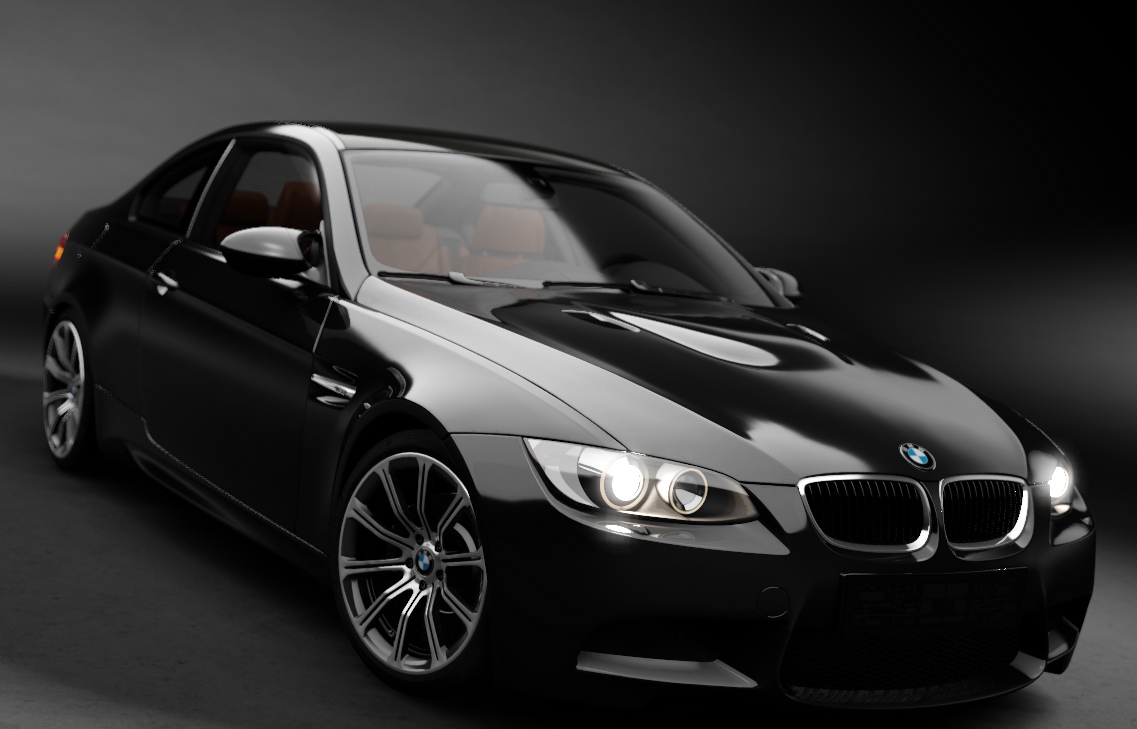 BMW M3 E92, skin Jet Black