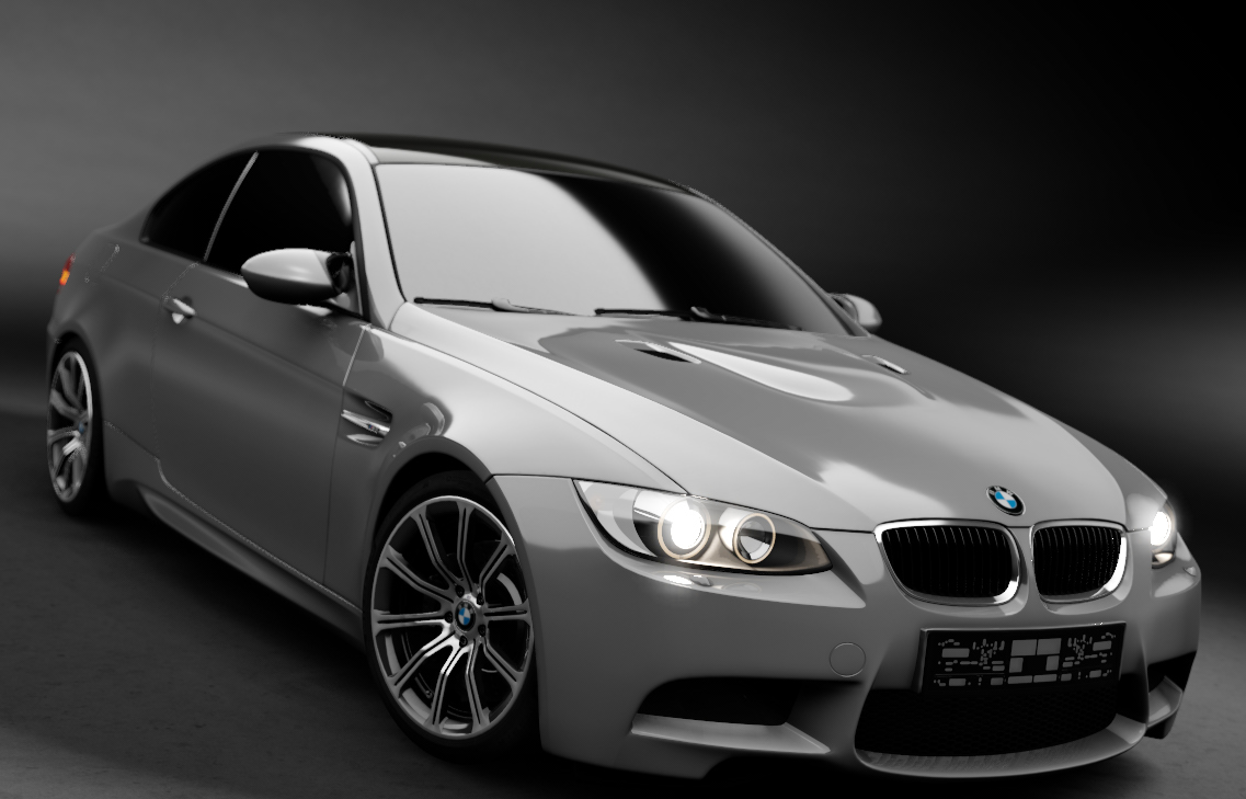 BMW M3 E92, skin Space Gray