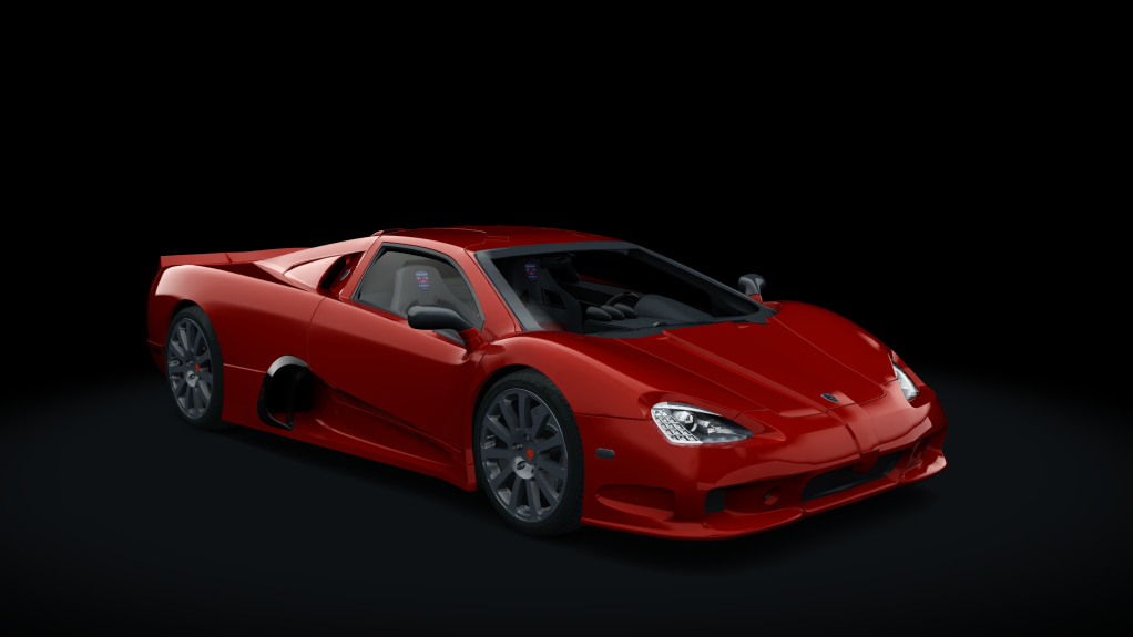 SSC Ultimate Aero 2010, skin dark crimson