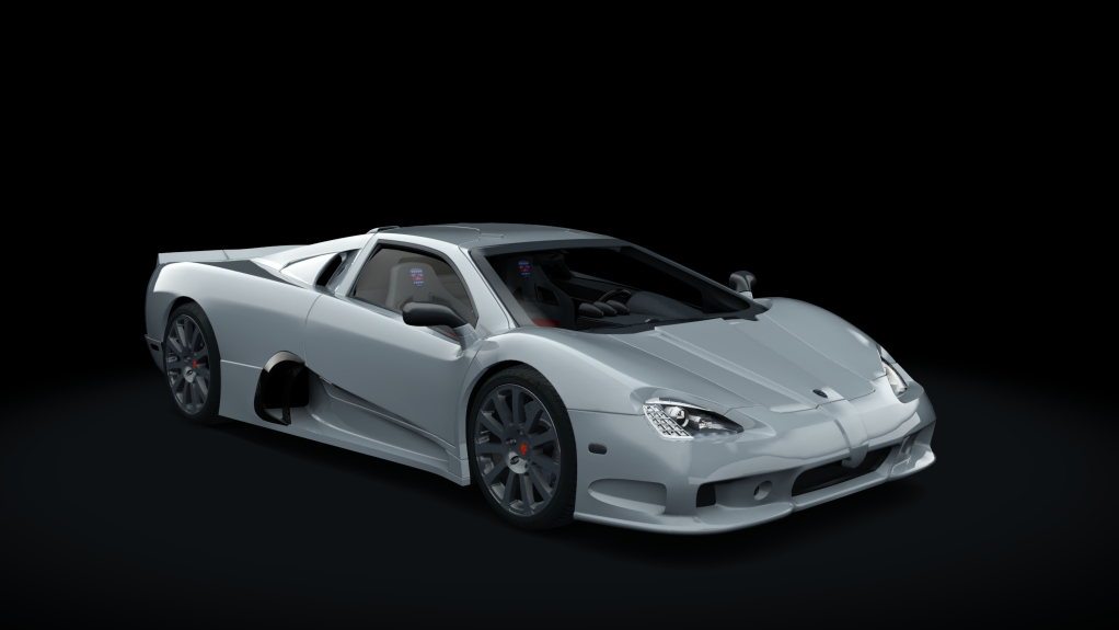 SSC Ultimate Aero 2010, skin ivory white