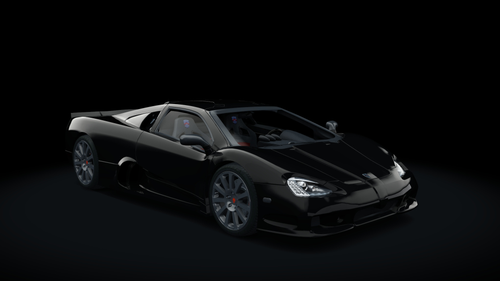 SSC Ultimate Aero 2010, skin matte black