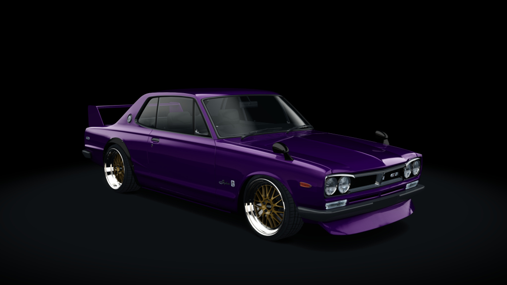 Nissan Skyline HAKO, skin generated