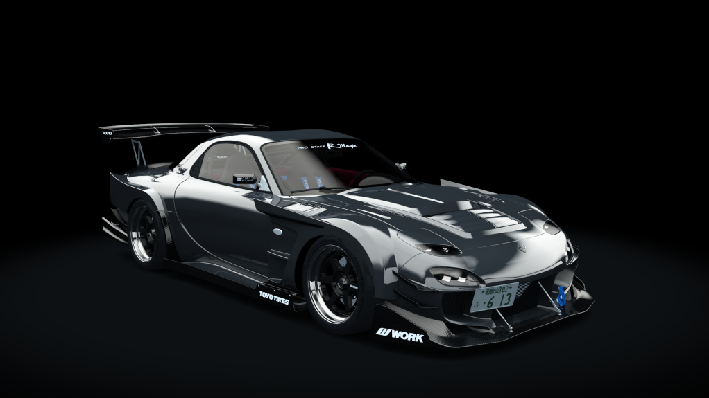 Mazda RX-7 "Enchanter", skin 00_gunmetal_gray