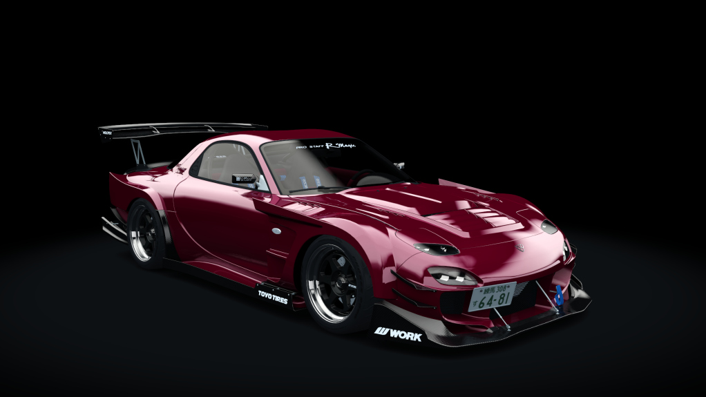 Mazda RX-7 "Enchanter", skin 00_midnight_ruby