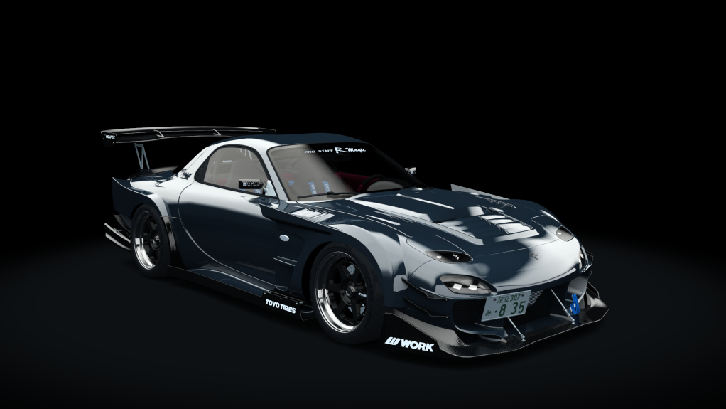 Mazda RX-7 "Enchanter", skin 00_storm_gray_metallic