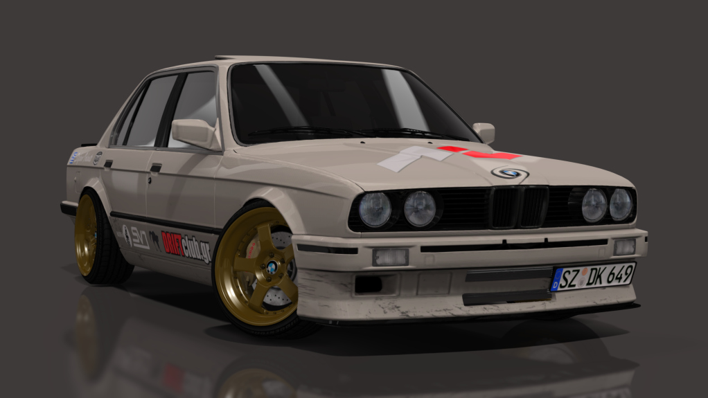 SVD BMW E30 Sedan M50 turbo, skin Cream