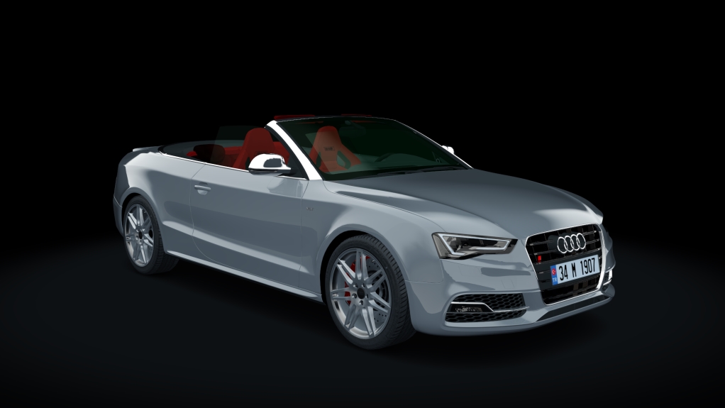 Audi S5 4.2 FSI Cabriolet, skin grey_matte