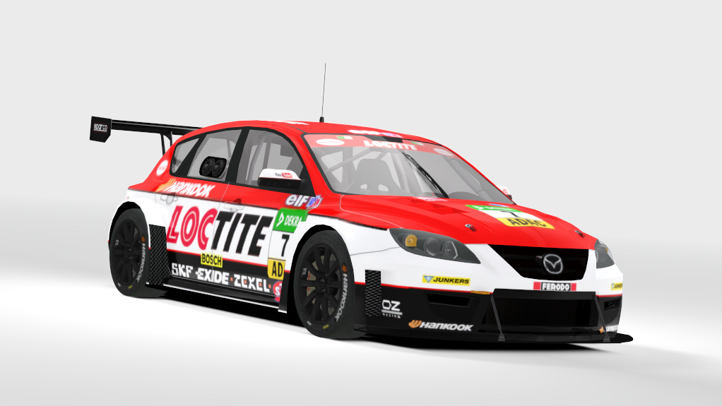 Mazda 3 TCR, skin 7_Team Loctite