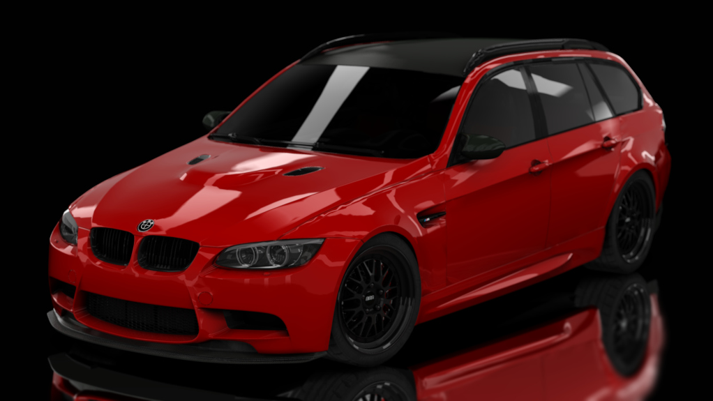 BMW M3 E91 2012 DCT Super-Charged | TGN x Prvvy, skin bc_wettm3_metallic_red