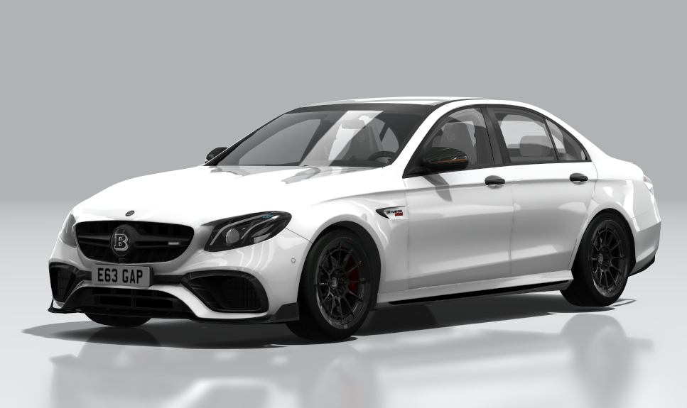 TGN Mercedes-Benz Brabus B800 E63S, skin Gland White