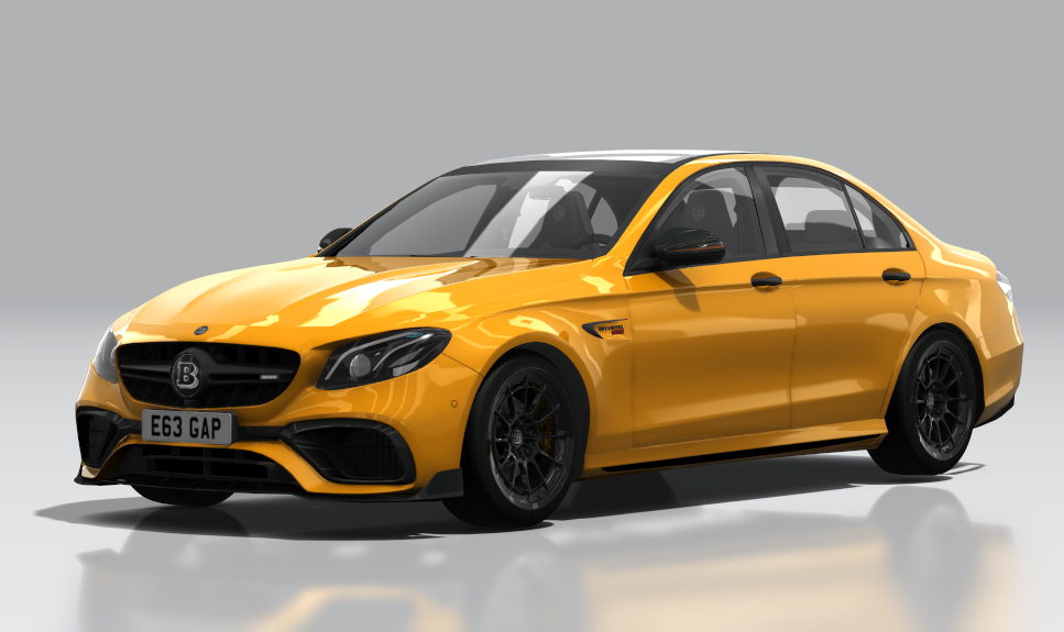 TGN Mercedes-Benz Brabus B800 E63S, skin Magma Orange