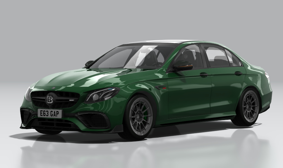 TGN Mercedes-Benz Brabus B800 E63S, skin Viper Green