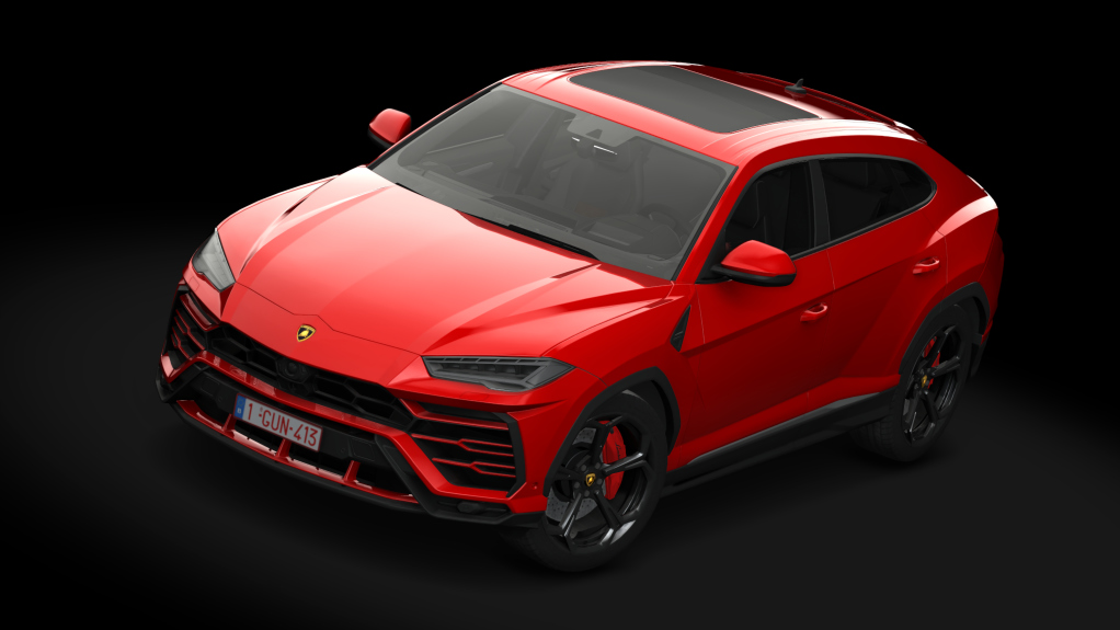 TGN Lamborghini Urus 2018, skin Red-Black