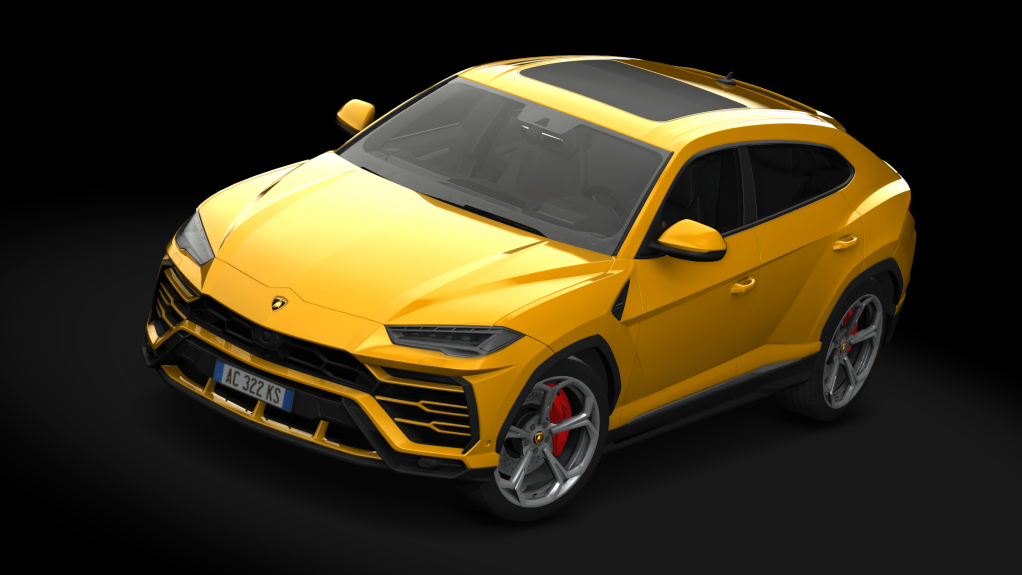 TGN Lamborghini Urus 2018, skin Yellow