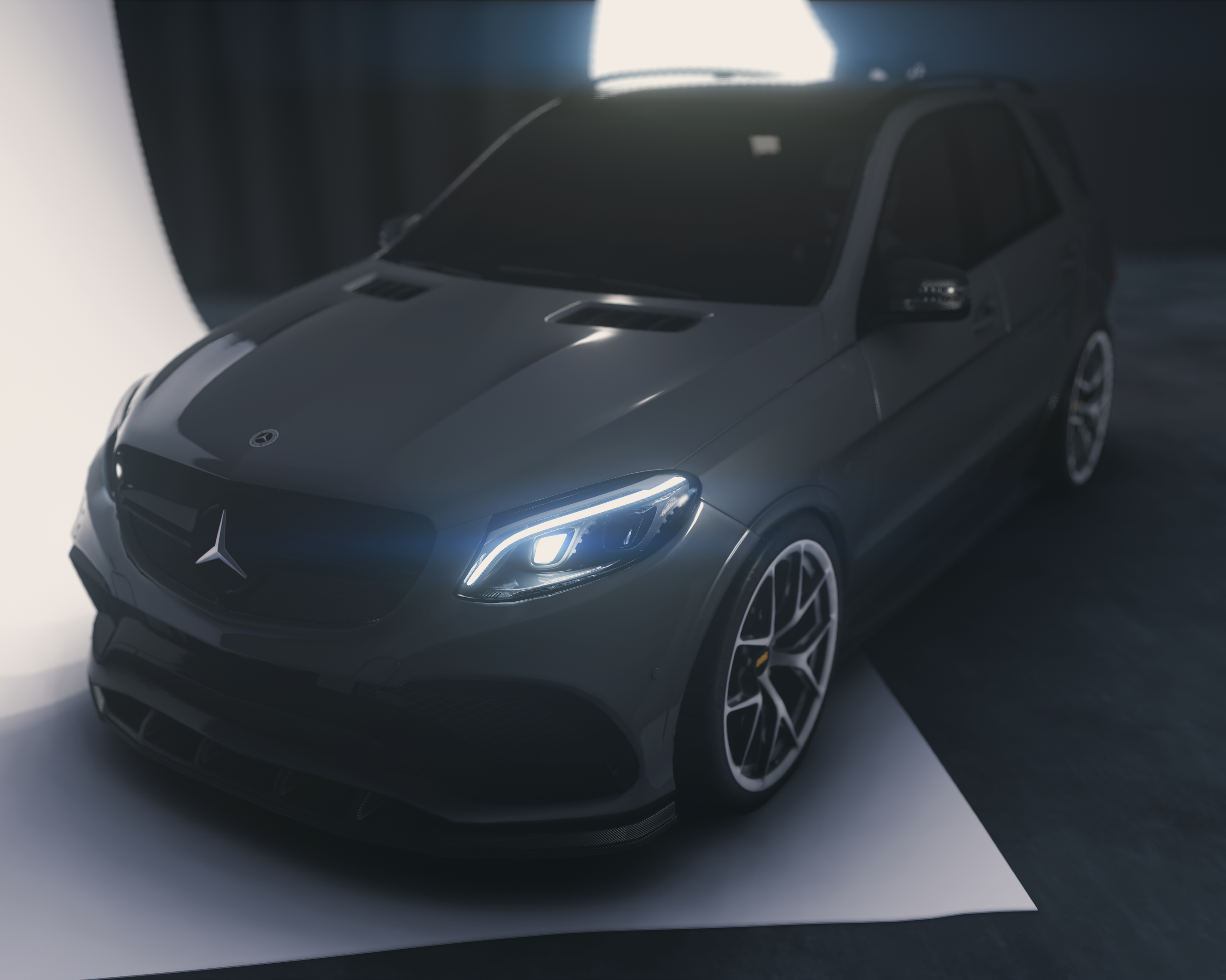 Mercedes-Benz AMG GLE63s 2016 | Prvvy Spec, skin 03_designo_Magno_Platinum