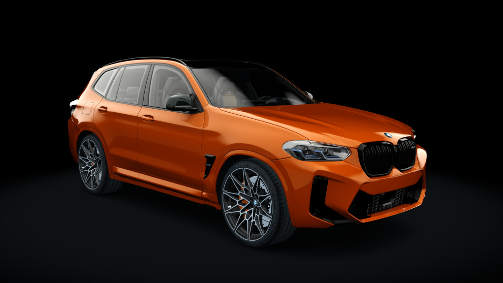 BMW X3M Competition F97 LCI, skin Sunset Orange