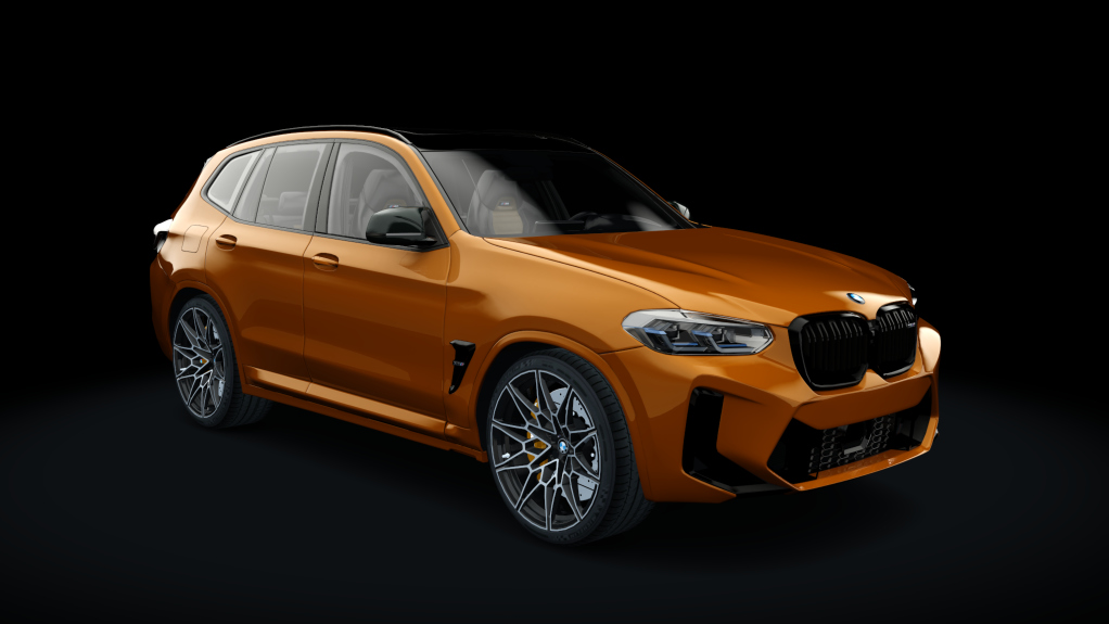 BMW X3M Competition F97 LCI, skin metallic_gold