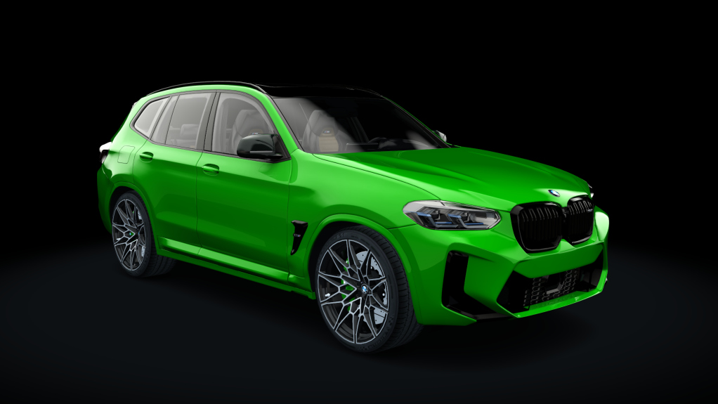 BMW X3M Competition F97 LCI, skin metallic_green