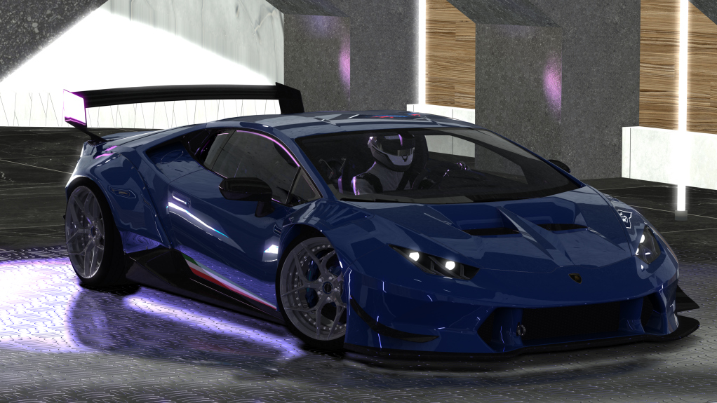 Lamborghini Huracan manual  TIResArpi, skin blue